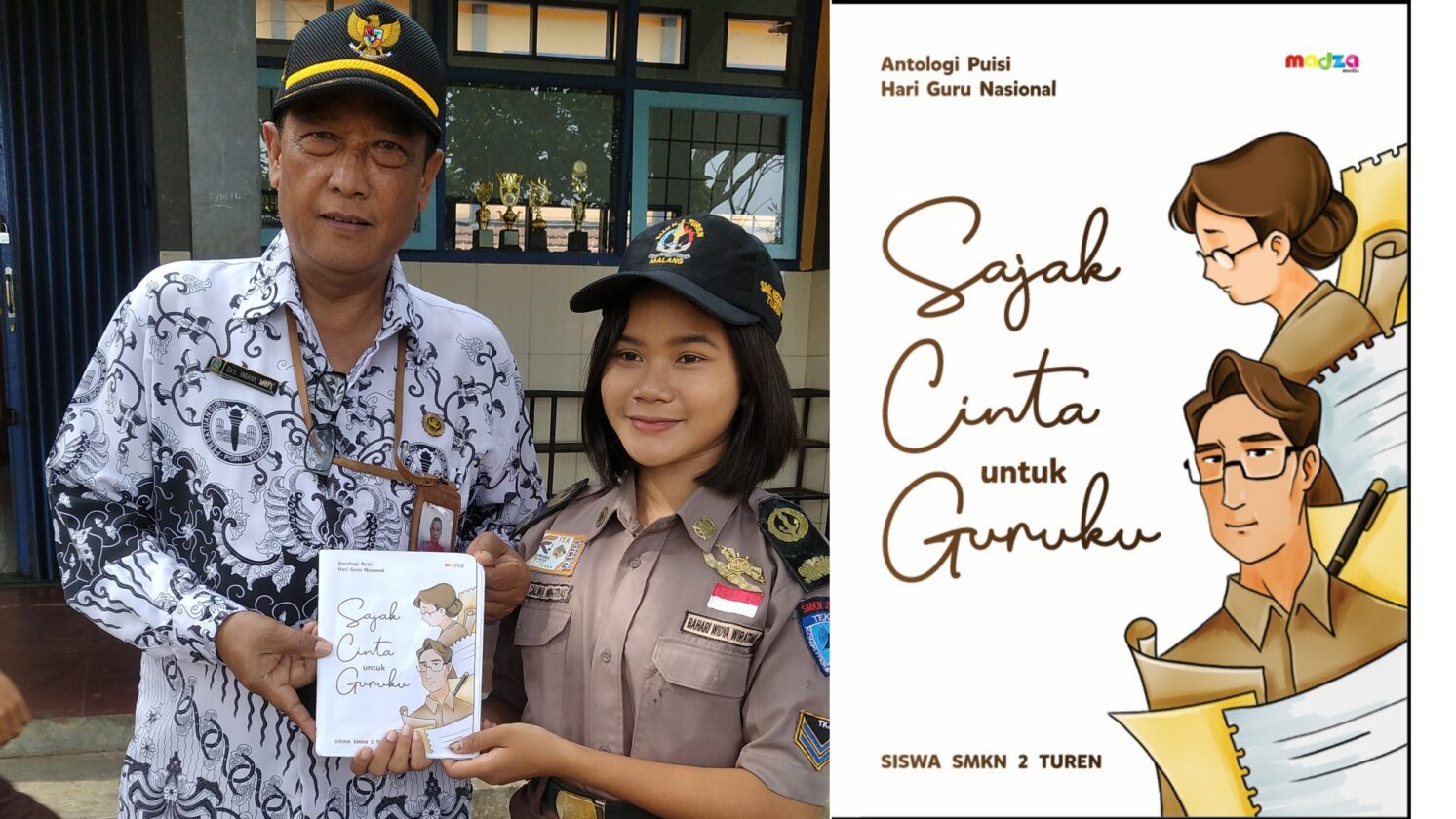 Siswa Smkn Turen Launching Buku Sebagai Kado Hari Guru Nasional