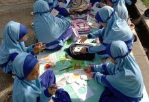 Siswa SD Aisyiyah ‘Kamila’ Malang Antusias Berliterasi di Alam Terbuka
